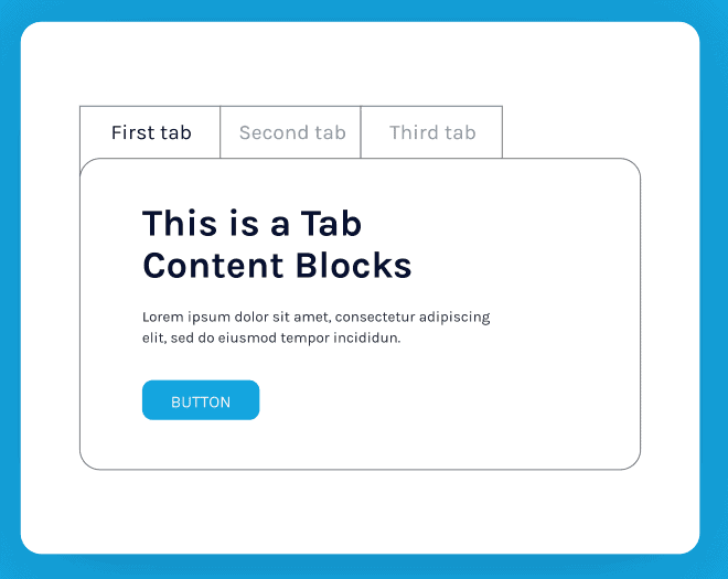 tab content blocks example